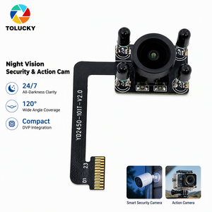 โมดูลกล้อง 1MP SC101IoT DVP ความละเอียด 720P 30FPS มุมกว้าง 120 องศา 24 พิน FPC พร้อมอินฟราเรด 940nm สำหรับมองเห็นในเวลากลางคืน เหมาะสำหรับบอร์ดกล้องวงจรปิดสำหรับเด็กอัจฉริยะ - Product Image 1