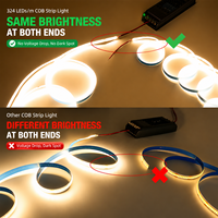 Cob Led Strip Fabricante 324led Flex 24V Cinta flexible Luces 3000K/4000K/6500K Cob Led Strip Light
