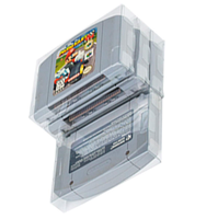 Coque de protection transparente, 11.7x77x20MM, pour Nintendo N64, chariot de jeu