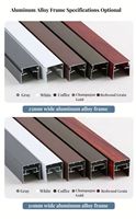 Rétractable Plisse Anti Moustiquaire En Aluminium Cadre Pliant Maille Plissé Moustiquaire Fenêtre Amovible Coulissante Moustiquaire Porte