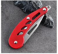 Couteau utilitaire ambidextre en acier inoxydable 4Cr13 de l'usine Shengtai, couteau à fruits pliable pour l'extérieur, cuisine, barbecue, viande, finition haute brillance