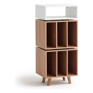 Mobile HI FI STOCKHOLM 1100 Blanc et Chêne NORSTO110AWTOK - Product Image 2