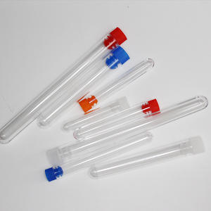 Tubos de Ensayo de Plástico Sniper 12/13/15/16/20/25*150/100 con Tapón para Almacenamiento de Muestras - Product Image 1