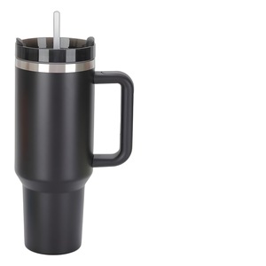 Mug de <span class=keywords><strong>voiture</strong></span> isotherme sous vide en acier inoxydable 304 de 40 oz, grande capacité, inspiré du Big Mac, avec poignée et paille, pour boissons glacées, pour le transport transfrontalier - Product Image 5