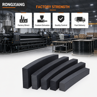 Bande d'étanchéité carrée plate en mousse EPDM personnalisée en usine, résistante à l'huile, pour applications marines, noire, haute qualité