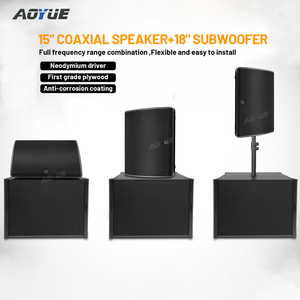 15X/KA18 professional neodymium 15" 18" conference <b>system</b> garden speaker dj speaker set outdoor <b>system</b> floor speakers home audio - Product Image 1