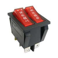 Interrupteur à bascule résistant à la chaleur PA66 Baokezhen A7 16A 250VAC T125 55 DPDT