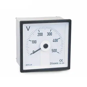 Petit compteur DG-V96 96x96 240 degrés AC affichage analogique 0-500V voltmètre à panneau