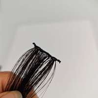 Nouvelle Invention 100% Naturel Cheveux Humains Crochet Plumes Invisible Tressage Cheveux Épais Fin Brut Q6 Plume Extensions De Cheveux
