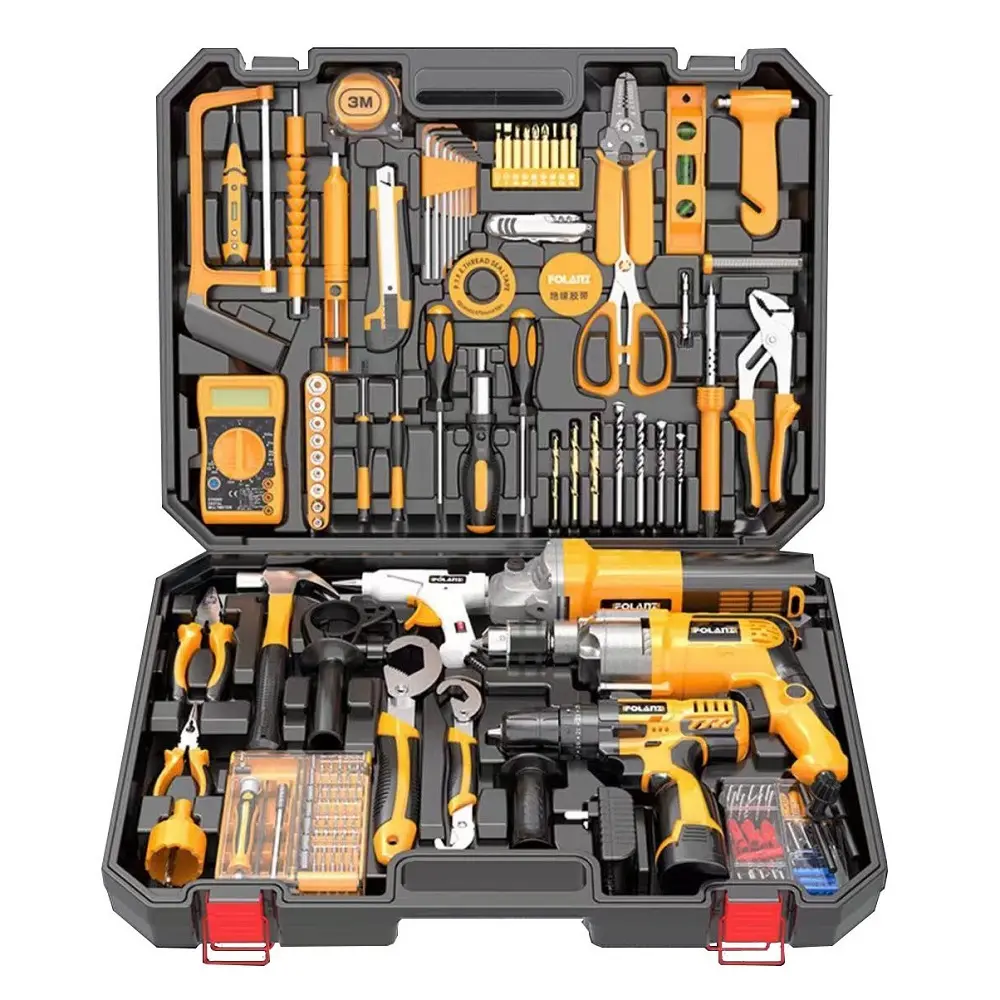 Waterproof Plastic multi-function home hardware kit household toolbox ian dedicated tools