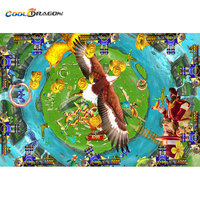 Cooldragon Lucky Shamrock Bird 3 Logiciel de jeu de pêche, Machines de jeu de pêche de table avec tir sur oiseaux, Jeux de pêche Ocean King 3 12V/10A