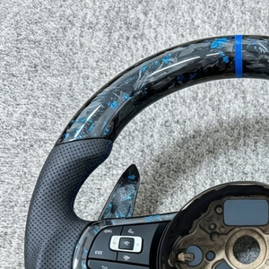 Volant en fibre de carbone, cuir Alcantara pour Volkswagen <span class=keywords><strong>Golf</strong></span> 7 7.5 GTI GTD <span class=keywords><strong>GTE</strong></span> R 2013-2020 Polo GTI Accessoires de voiture - Product Image 5