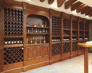 Nội thất cao cấp phong cách hiện đại gỗ rắn Euro sang trọng Bar Tủ rượu vang đi bộ Trong Hầm rượu - Product Image 6