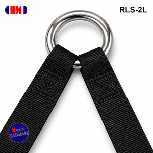 Two Leg Lifting Sling Forged <b>Hook</b> D Ring Polyester Webbing Rigging Sling OEM ODM Manufacturer Taiwan - Product Image 2