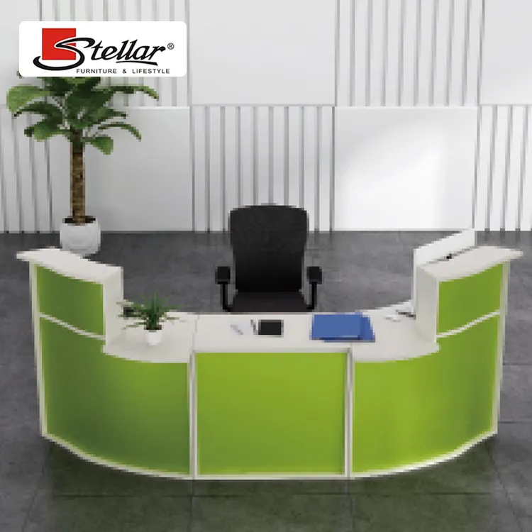 Современный офисный стол регистрации, дизайнерский счетчик, приемный стол