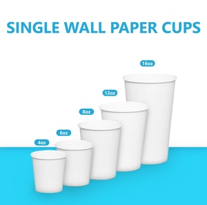 Gobelets en papier compostables et biodégradables de 12 oz pour les cafés écologiques - Product Image 3