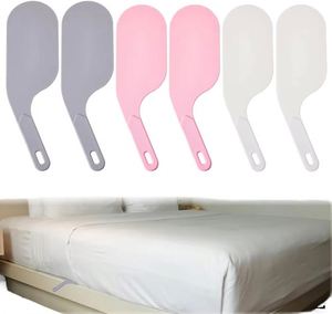 Custom Logo Portable Convenient Bed <b>Sheet</b> Tucker Tool Tucking Paddle Reusable <b>Plastic</b> <b>Sheet</b> Change Helper Bed Skirt Replacement - Product Image 3