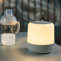 Lampe de chevet LED simple en ABS, commande tactile, lumière chaude à intensité variable, rechargeable par USB, pour la décoration de la chambre à coucher et du bureau, 3000 mAh