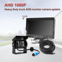 Moniteur de recul pour camion semi-remorque 24 volts, écran LCD TFT AHD 7 pouces 1080P haute résolution, système de caméra de recul pour voiture