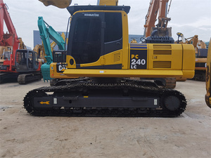 Excavatrice sur chenilles Komatsu PC240 d'occasion du Japon, 24 tonnes, faible nombre d'heures, pour travaux de construction, à vendre - Product Image 2
