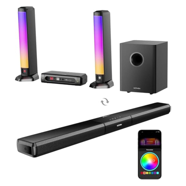5.1ch Sound Bar Dolby Atmos, Apollo S80 Is Equipped with OTA Updates and Advanced DSP Technology
