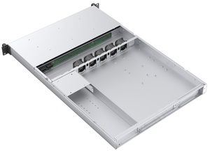Boîtier de serveur 1U <span class=keywords><strong>19</strong></span> pouces peu encombrant avec 4 baies de disques pour les applications de calcul en périphérie - Product Image 3