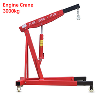 Grue de levage hydraulique pliable pour moteur, grue mobile d'atelier 2T 3T, outils automobiles fixes, grue pliante