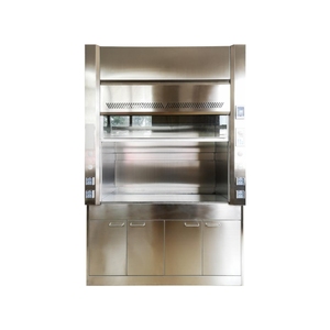 Meubles de laboratoire résistants aux produits chimiques, hotte à fumée canalisée en acier inoxydable 304 - Product Image 1