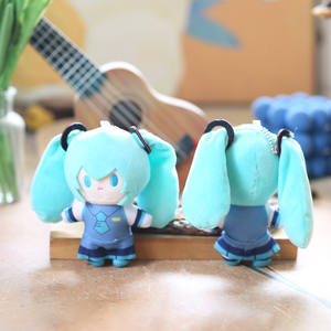 Peluche de <span class=keywords><strong>Hatsune</strong></span> <span class=keywords><strong>Miku</strong></span> de 12 cm, Lindo Juguete de Peluche, Llavero de Dibujos Animados, Colgante para Bolsa, Muñeca de Máquina de Garras - Product Image 2