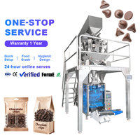 Machine de comptage et de conditionnement verticale entièrement automatique pour sachets de granulés de chocolat