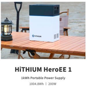 Batería de 200W y 1000Wh para Acampar al Aire Libre con Celdas de Grado A y Estación de Energía Recargable Confiable - Product Image 2