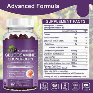 OEM/ODM/OBM <span class=keywords><strong>Glucosamine</strong></span> Chondroïtine avec MSM et Sureau pour le soutien articulaire des adultes - Product Image 2