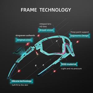 Gafas de <span class=keywords><strong>Ciclismo</strong></span> de Montaña KINGSEVEN Diseño Patentado 2022 <span class=keywords><strong>para</strong></span> <span class=keywords><strong>Hombre</strong></span> Polarizadas Gafas de Sol Deportivas <span class=keywords><strong>para</strong></span> <span class=keywords><strong>Hombre</strong></span> Lentes <span class=keywords><strong>para</strong></span> Exteriores Bicicleta Mujer LS-910 - Product Image 3