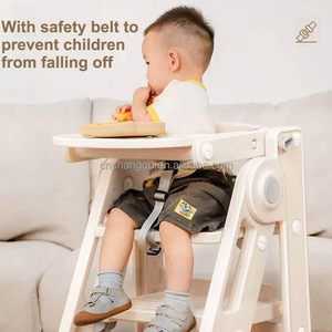 VSUCH Tabouret d'apprentissage pour enfants, chaise d'alimentation pliable multifonction pour bébé, table à manger et chaise haute - Product Image 4