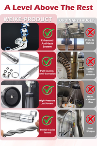 Weike CK312 - Caja de desechos integrada de estilo rústico cuadrada, de madera de Cajeya y acero negro, accesorios portátiles profesionales para espresso - Product Image 5