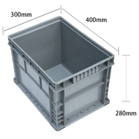 Boîtes de stockage logistique en PP recyclable SHUNMEI, bacs en plastique, caisses empilables, logo personnalisé en couleur, plastique