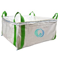 Bolsas de Plástico Amarillas de 10 Yardas, 20 Yardas, 2M3, Bolsas de Polipropileno Tejido para Embalaje, Contenedor Jumbo Fibc, Contenedor para Residuos de Jardín, Bolsas Grandes de PP