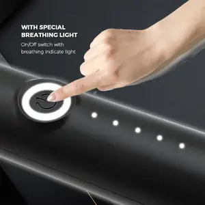 Tragbarer Elektrischer Haarstyler mit PTC-Keramik-Heizbürste zum Glätten und für Locken und Volumen - Product Image 4