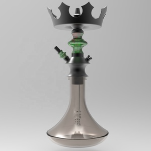 Cachimba Shisha de Madera Personalizada al por Mayor Cachimba Árabe de Acero Inoxidable Producción de Hookah - Product Image 6