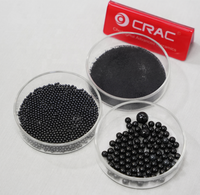 Billes en céramique industrielle de nitrure de silicium, sphères de broyage à haute vitesse linéaire, économie d'énergie, moulage de batteries au lithium, marque CRAC
