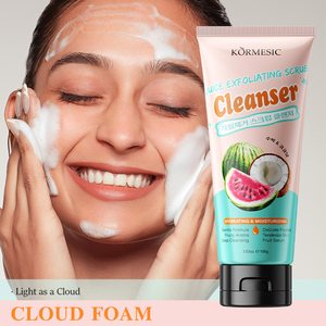 KORMESIC Certifié Bpom Vente en Gros 100g Crème Nettoyante Exfoliante Visage aux Fruits et Légumes Contrôle du Sébum Blanchissant - Product Image 3