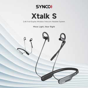 ระบบหูฟังอินเตอร์คอมไร้สาย <span class=keywords><strong>Synco</strong></span> Xtalk S5 2.4G แบบ Full-Duplex ไมโครโฟนคู่ตัดเสียงรบกวน ระบบกันน้ำ IPX-5 ระยะ 400 ม. - Product Image 1