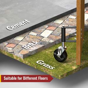 Roue de <span class=keywords><strong>roulette</strong></span> de porte à ressort pour porte battante - Product Image 2