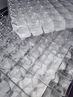 Machine à glace cubique automatique commerciale 30kg machine à glaçons modulaire en bouteille d'eau 15kg stockage certifié CE caractéristiques moteur/engrenage Emerson