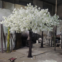 Arbre artificiel de cerisier blanc Sakura 3M, 4-7 pieds, durable, imperméable, écologique, pour intérieur/extérieur, mariage, Noël