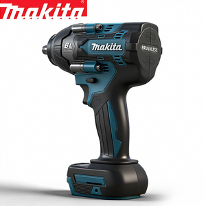 <span class=keywords><strong>Makita</strong></span> ประแจกระแทกแบบไร้แปรงถ่าน18V LXT สำหรับถอดน็อ<span class=keywords><strong>ต</strong></span>ล้อรถบรรทุกเครื่องมือซ่อมแซมรถยน<span class=keywords><strong>ต</strong></span>์แบบมืออาชีพโครงสร้างเหล็ก DTW700Z - Product Image 2