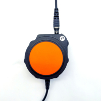 Ultra besar bulat taktis ptt-mega X1 cocok dengan berbagai komunikasi headset