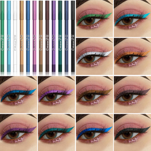 Crayon Eyeliner Imperméable 12 Couleurs Longue Tenue Multi-Tons avec 2 Taille-Crayons – Kit Maquillage - Product Image 1