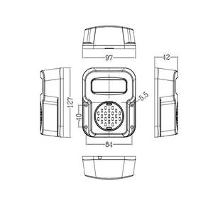 Sistema de Alarma BSD en Oferta, Alarma Audible y Visual para Automóvil, Bocina de Reversa, Sirena de Alarma para Automóvil - Product Image 5