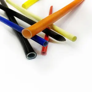 多色绝缘子材料线束硅胶套保护玻璃纤维高压硅胶管绝缘套管